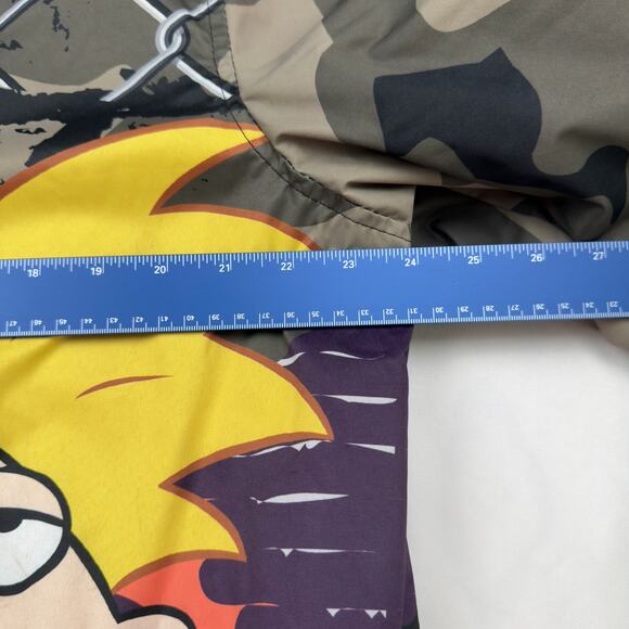 Members Only x Nickelodeon Hey Arnold Gerald Puffer Coat Jacket L Retro Allover - Picture 7 of 8